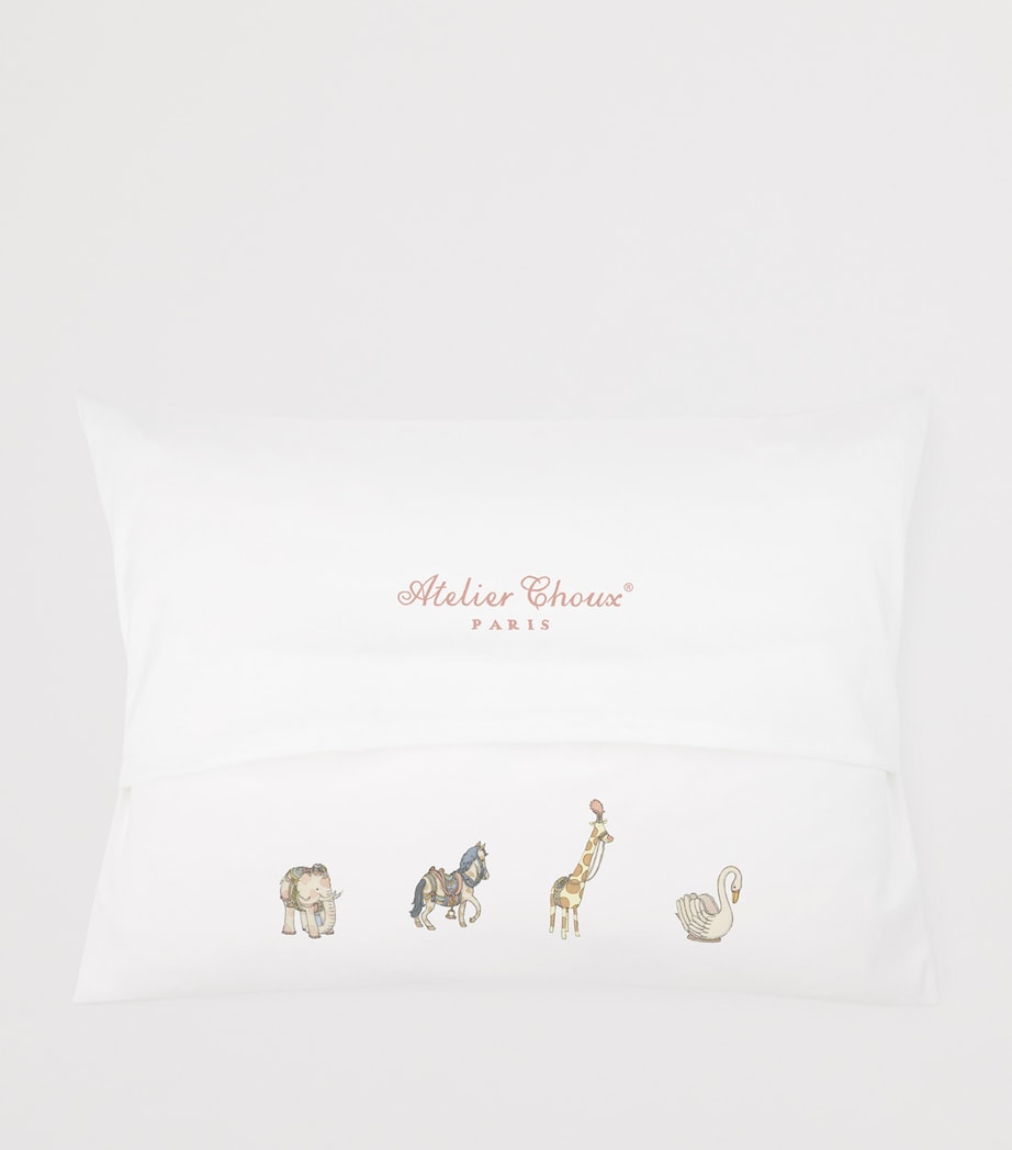 Atelier Choux Cotton-Satin Carousel Pillow