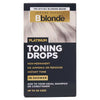 Jerome Russell toning drops platinum blonde shade, UK version