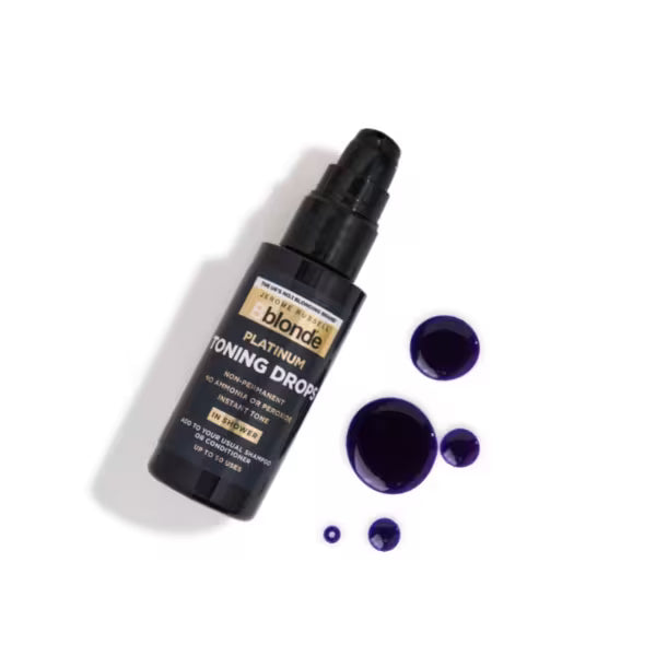 Jerome Russell toning drops platinum blonde shade, UK version