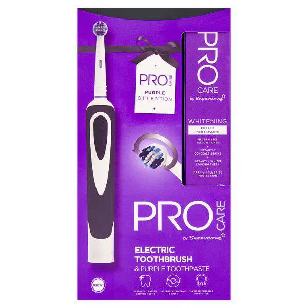 ProCare electric toothbrush and toothpaste gift set, imported from the UK