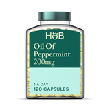 Holland & Barrett Oil of Peppermint 120 Capsules - McGrocer