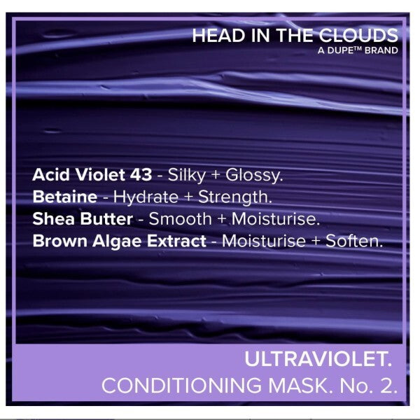 Dupe purple conditioning hair mask 150ml - British product