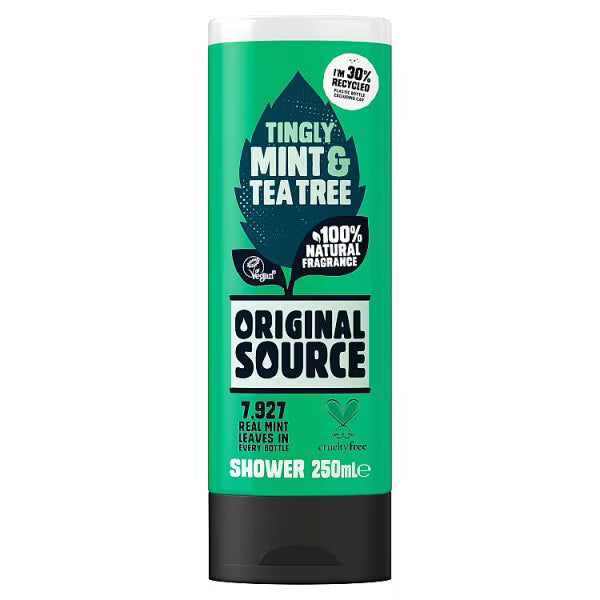 Original Source Mint Tea Tree Shower Gel 250ml, imported from the UK