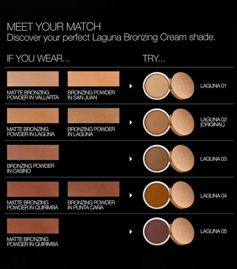 NARS Laguna bronzing cream, imported from the UK