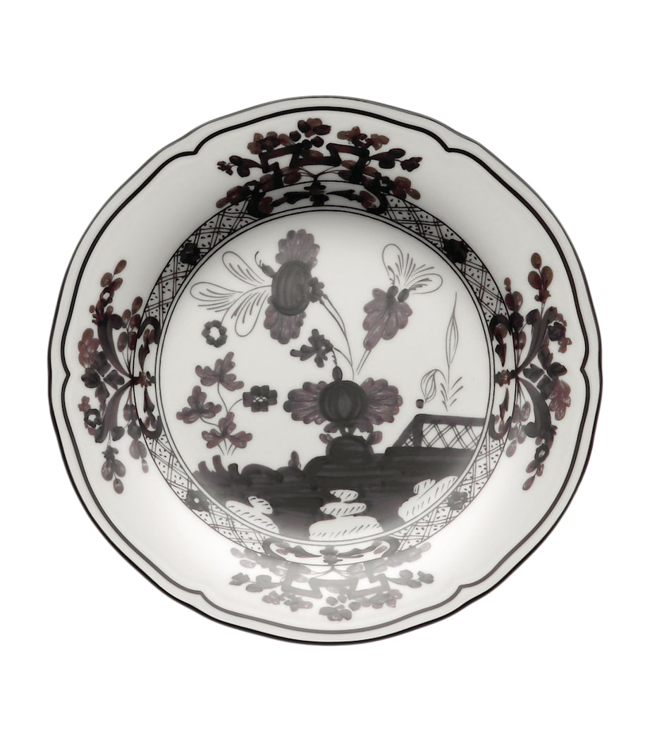 GINORI 1735 porcelain bread plate Oriente Italiano Albus 17cm, UK version