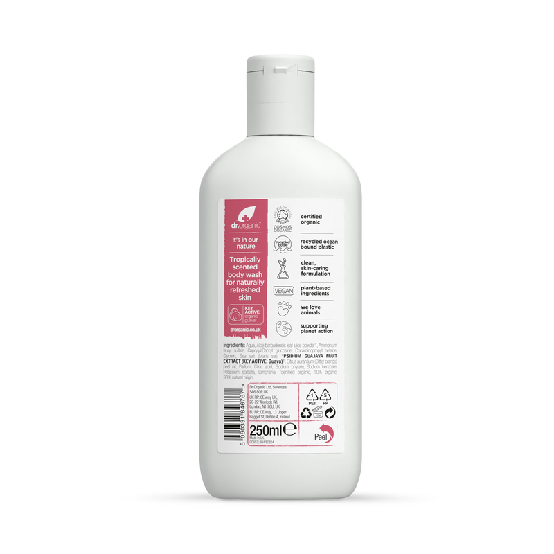 Dr Organic Guava Body Wash 250ml - British product
