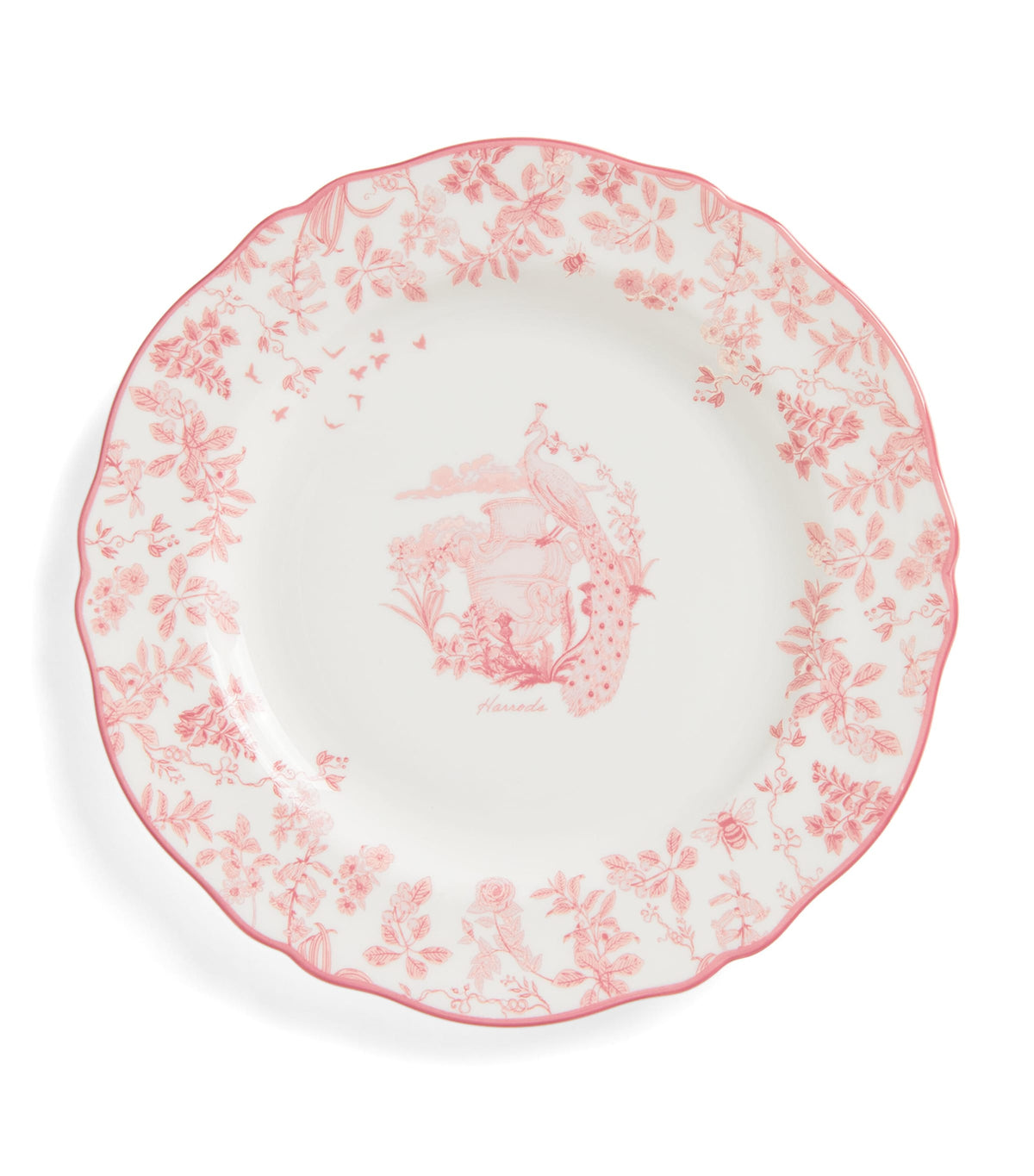 Harrods Fine Bone China Toile Side Plate (20.5cm)
