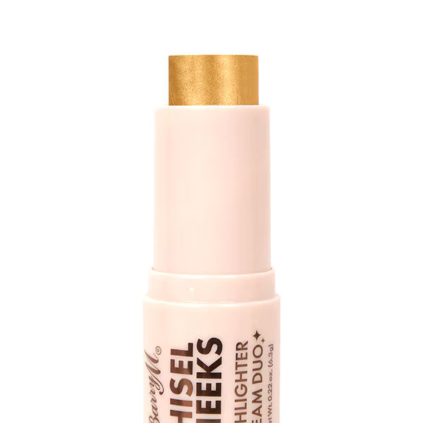 Barry M Chisel Cheeks Highlighter Cream Duo Silver Gold - British product