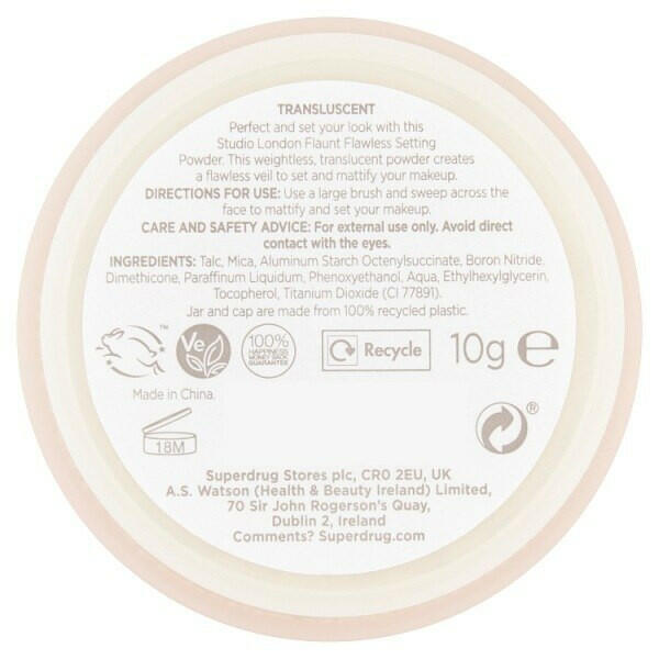 Studio London Flaunt Flawless Loose Powder Translucent GOODS Superdrug   