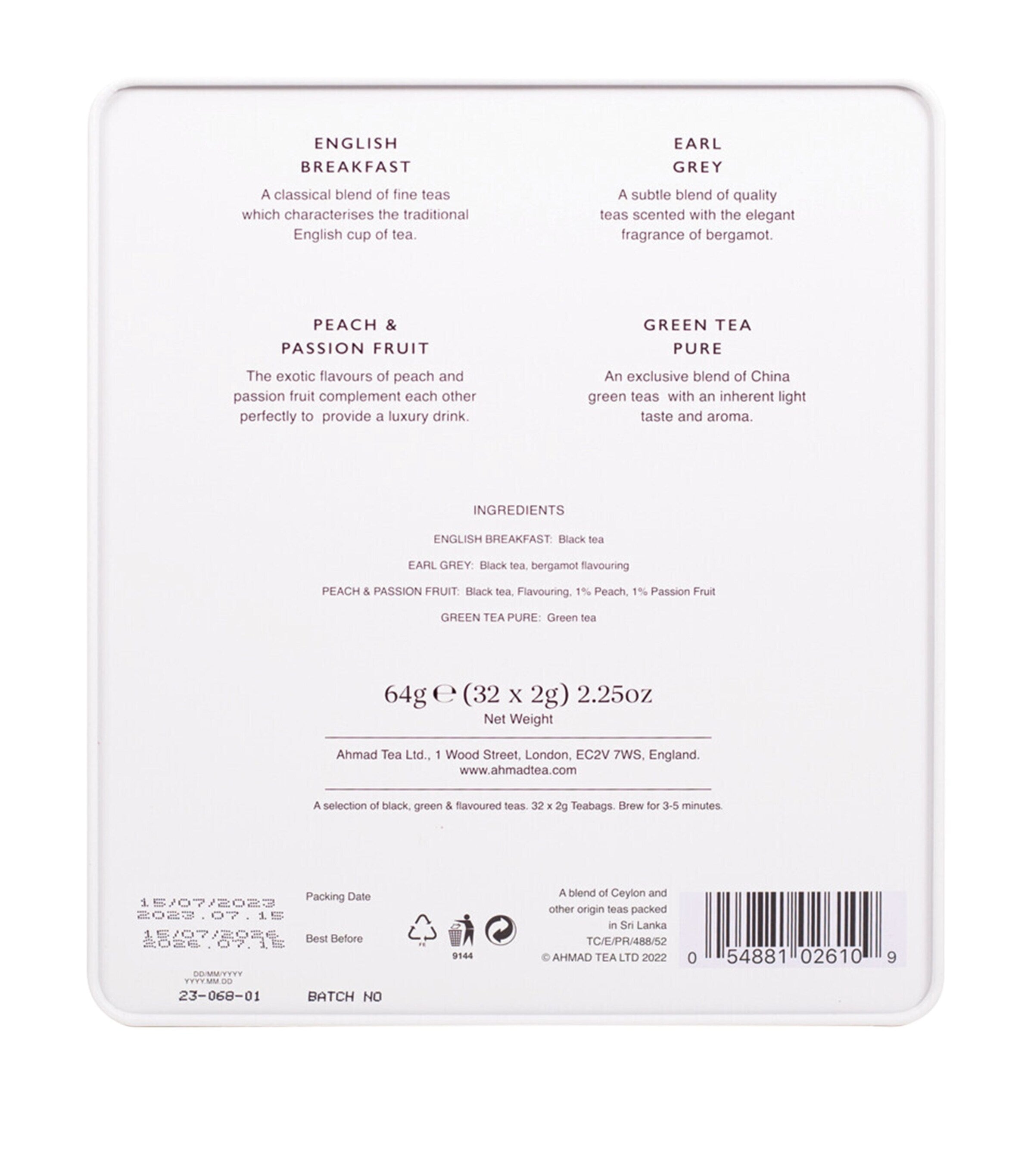 Ahmad Tea Royal Tea Selection (32 Tea Bags)