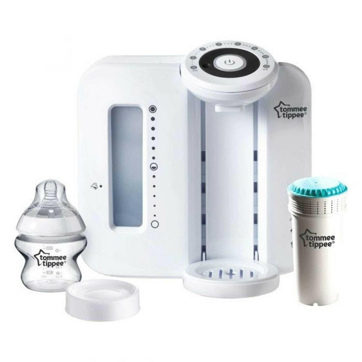 Tommee Tippee Closer to Nature Perfect Prep Machine, Baby Bottle Maker for Fast Bottle Preparation, White GOODS Boots   