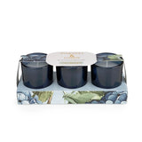 Candlelight mini candles hydrangea jasmine set of 3 - British product