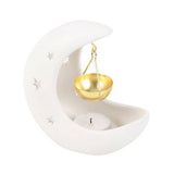 Something Different Crescent Moon Hanging Oil Burner (British brand)