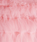 Petite Amalie children's tulle cape dress with ruffles, age 4-16, imported from the UK