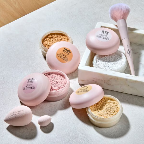 Studio London Loose Setting Cosmetic Powder Pink (British brand)