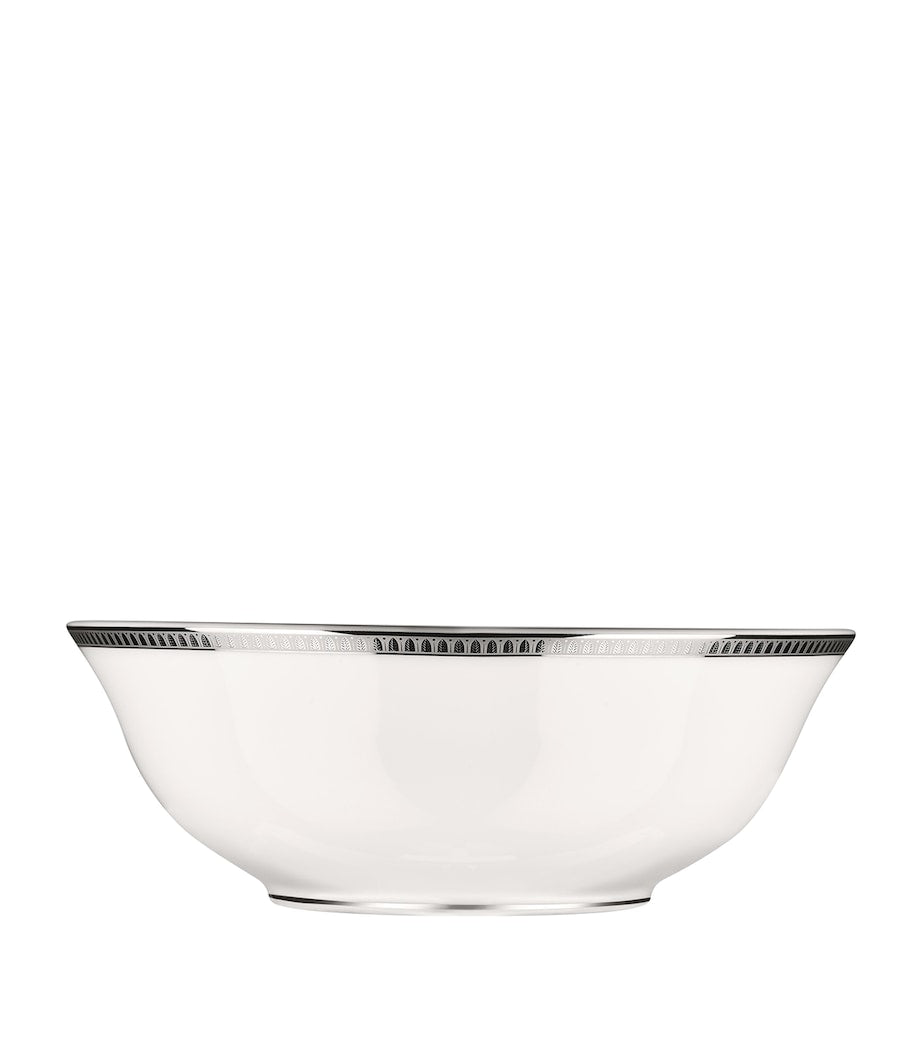 Christofle Malmaison Platinum salad serving bowl 25cm - British product