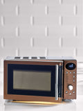 Brushed Copper Digital Microwave 20L - British product