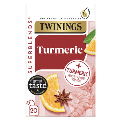 Twinings Superblends Turmeric tea bags 40g (British brand)