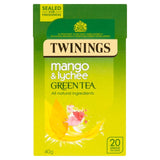 Twinings Mango & Lychee Green Tea   20 per pack GOODS M&S   