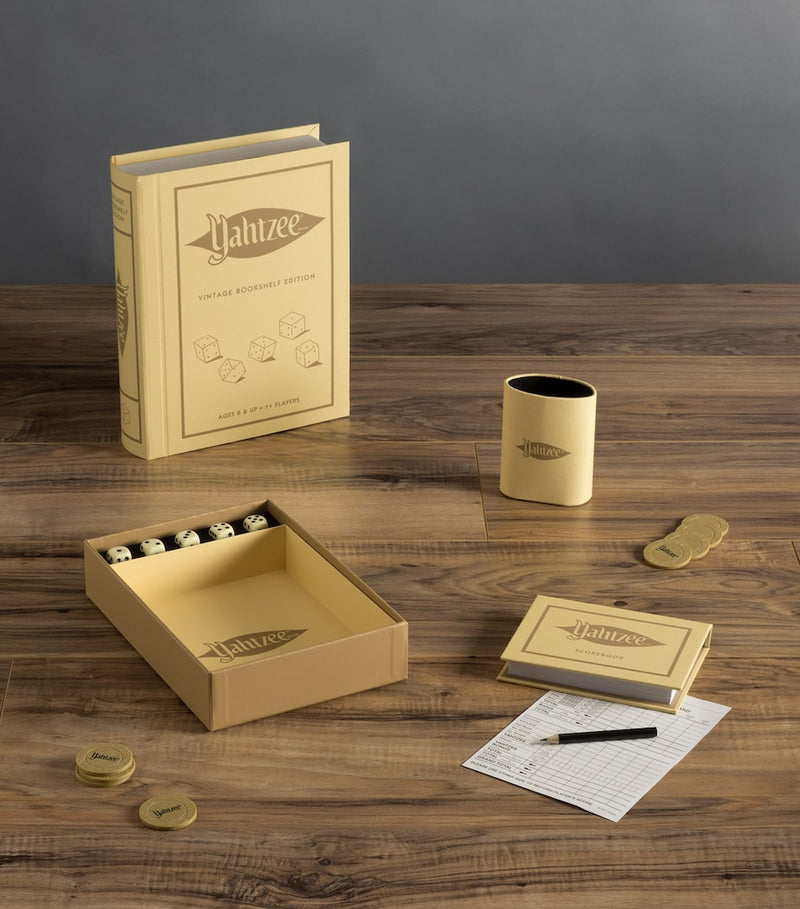 VINTAGE BOOKSHELF Yahtzee Board Game