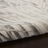Nourison Rustic Textures Ivory & Grey area rug, imported from the UK