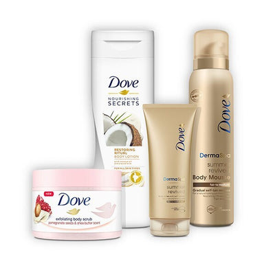Dove Prep And Tan Bundle Fair Medium Gradual Tan
