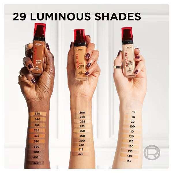 L'Oreal Paris Infallible Fresh Wear foundation 125 shade, UK version