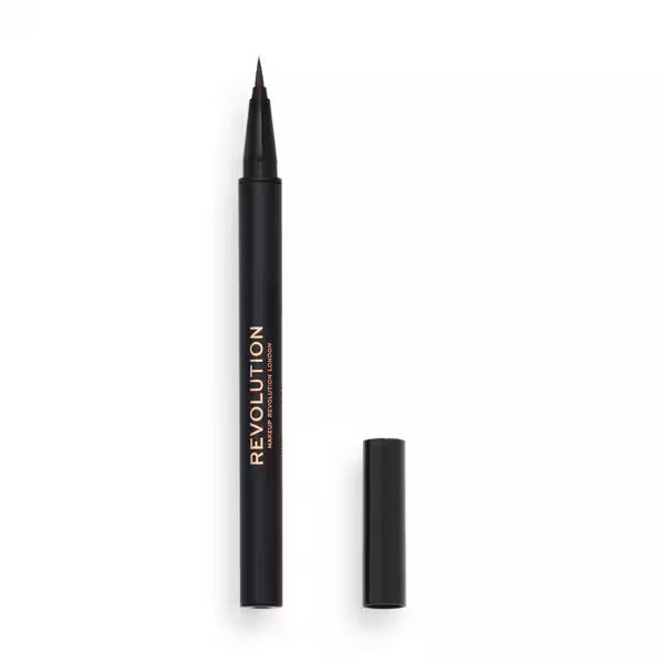 Revolution Hair Stroke Brow Pen Medium Brown, imported from the UK