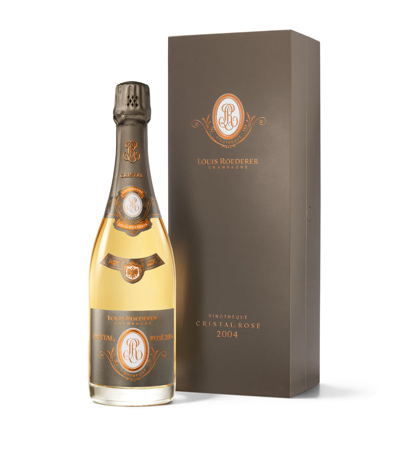 Louis Roederer Cristal Vinothèque Rosé Champagne 2004 75cl, UK version