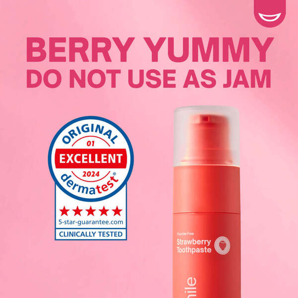 MySweetSmile Strawberry Flavoured Toothpaste , imported from the UK