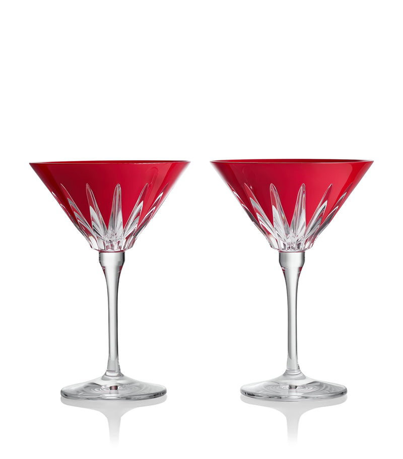 Waterford crystal firework martini glasses 200ml set of 2 (British brand)