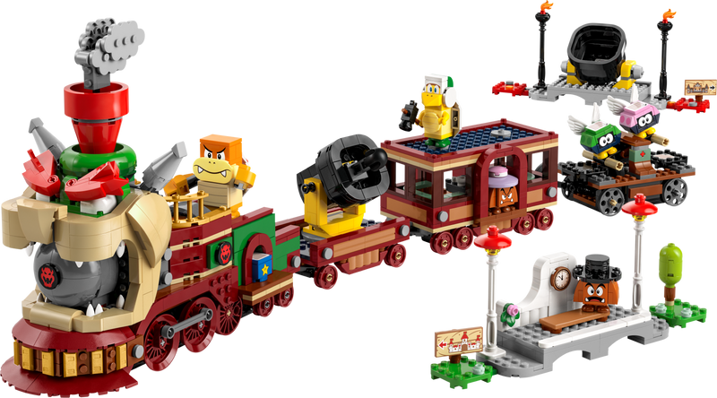LEGO Bowser Express Train building set 1392 pieces - British product