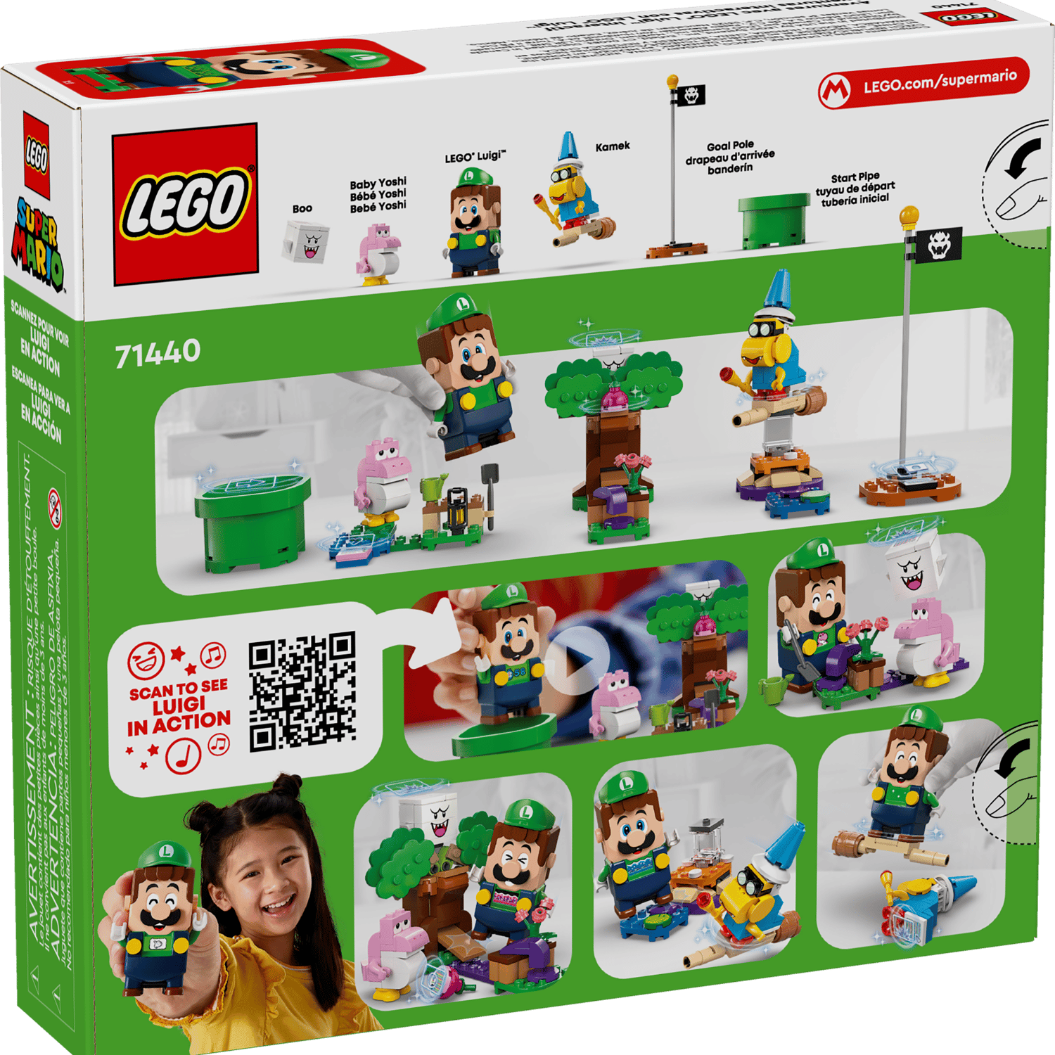 LEGO Adventures Interactive Luigi 210 Pieces - British product