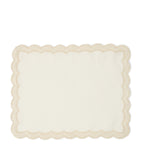 Cabana Magazine Linen Embroidered Emilia Placemat 50cm x 40cm - British product