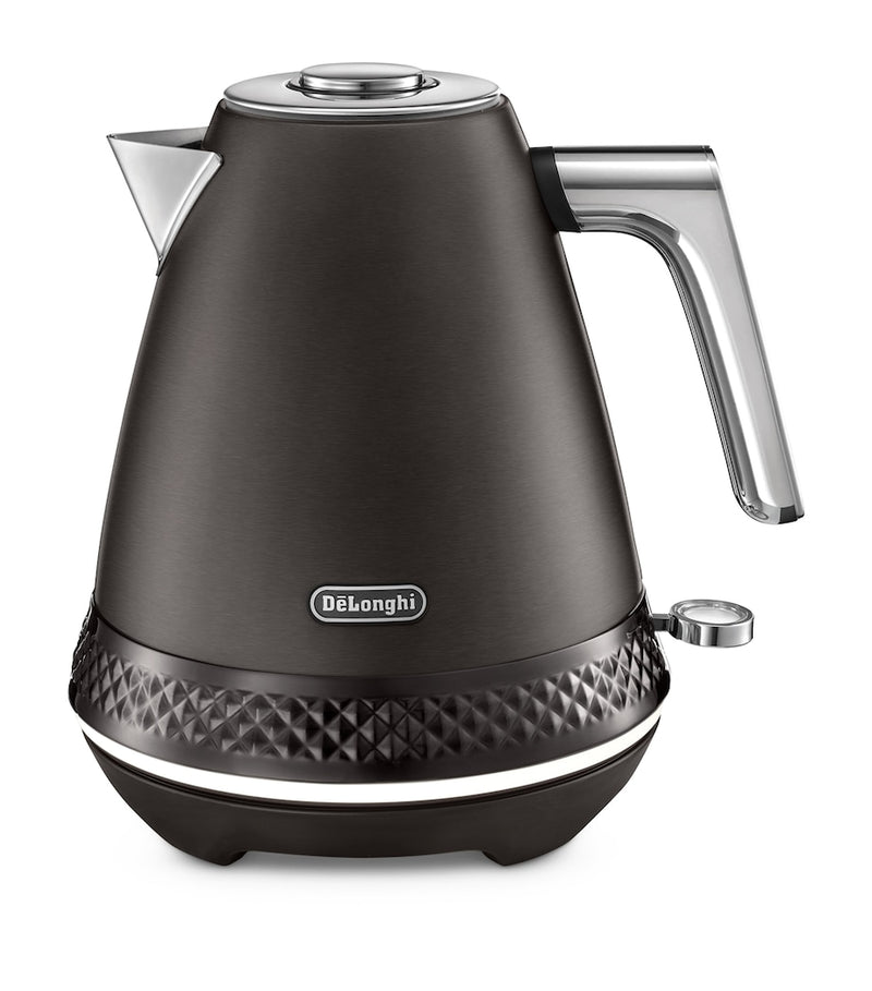 De'Longhi stainless steel Diadema electric kettle - British product