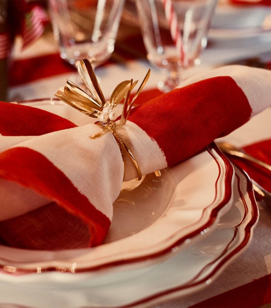 Summerill & Bishop Linen Stripe napkin 50cm x 50cm (British brand)