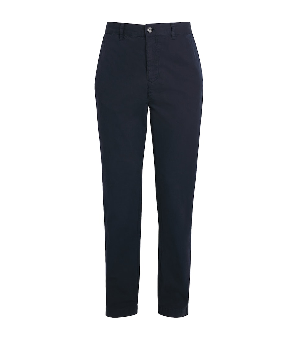Slim-Fit Coloured Denim Biker Trousers with Multiple Zipped Pockets