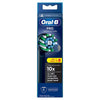 Oral-B cross action black toothbrush heads 8 pack, imported from the UK