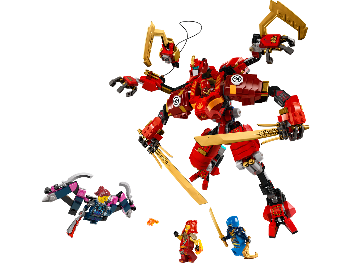 LEGO Ninjago Kai's Ninja Climber Mech 623 pieces, imported from the UK