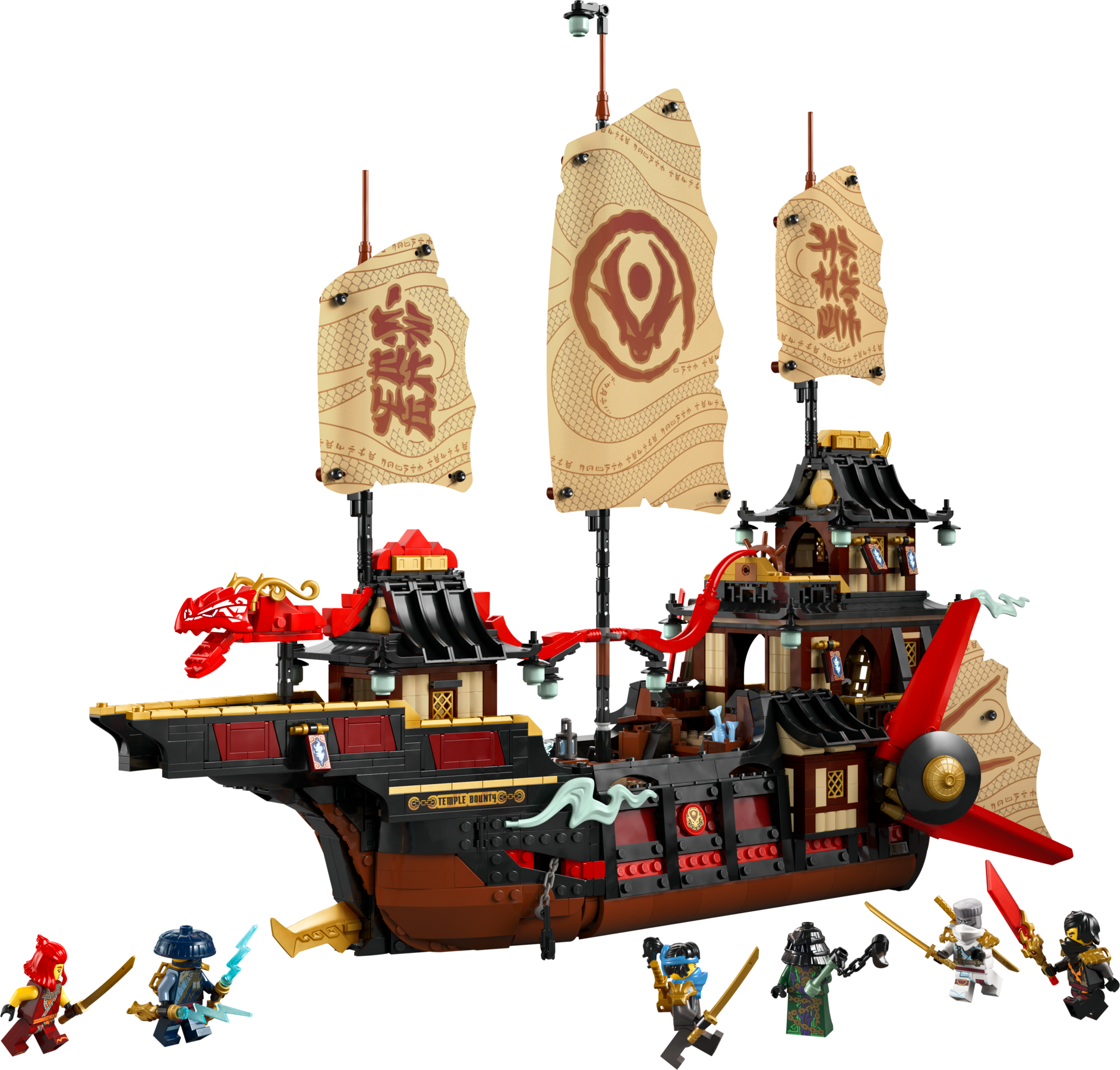 LEGO NINJAGO ship model The Temple Bounty 2387 Pieces (British brand)