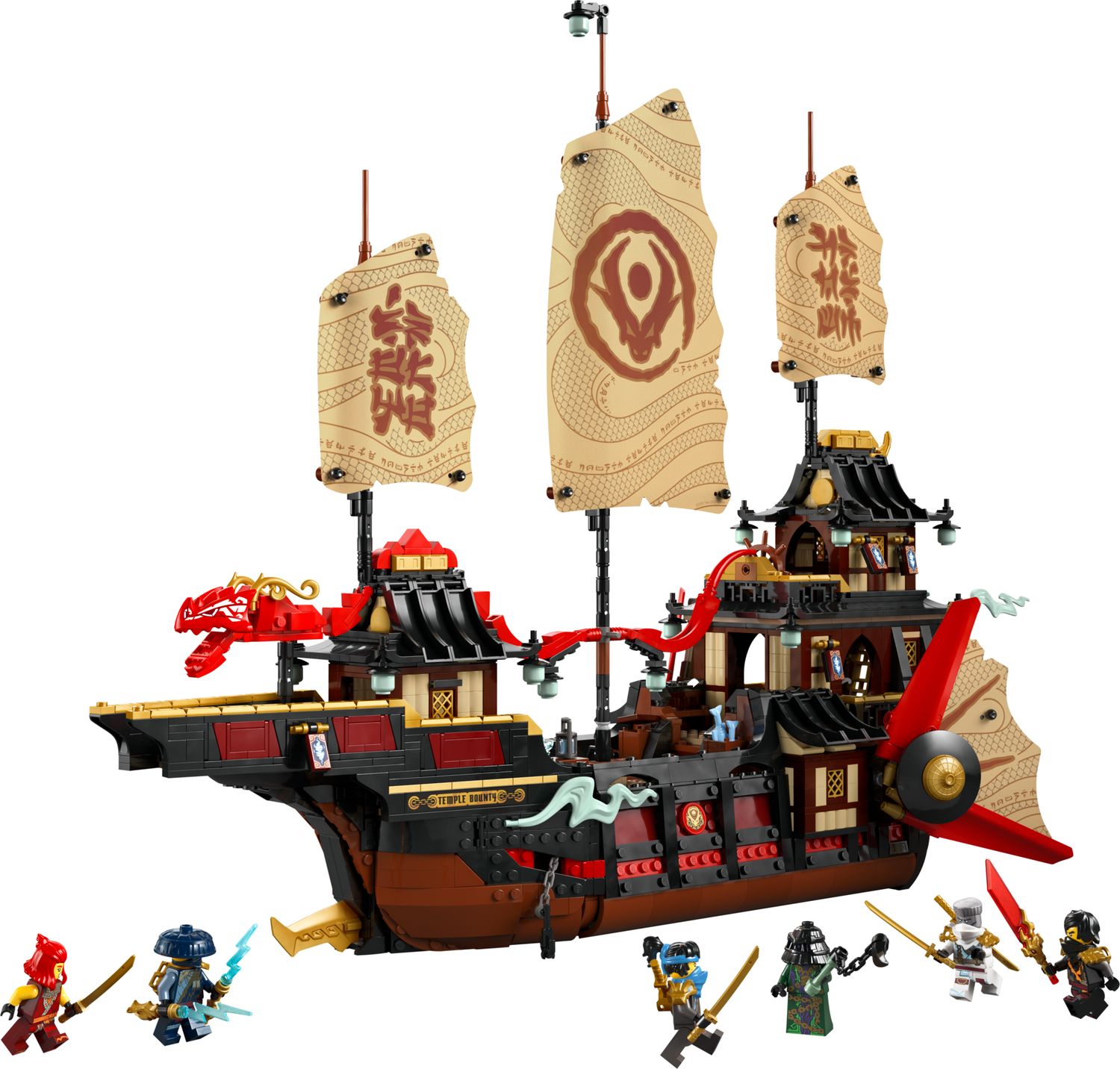 LEGO NINJAGO ship model The Temple Bounty 2387 Pieces (British brand)