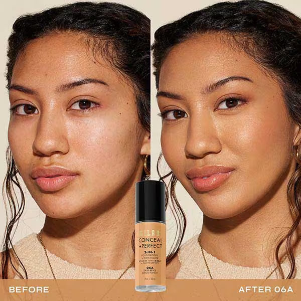 Milani Conceal Perfect Foundation Deep Beige 30ml, imported from the UK
