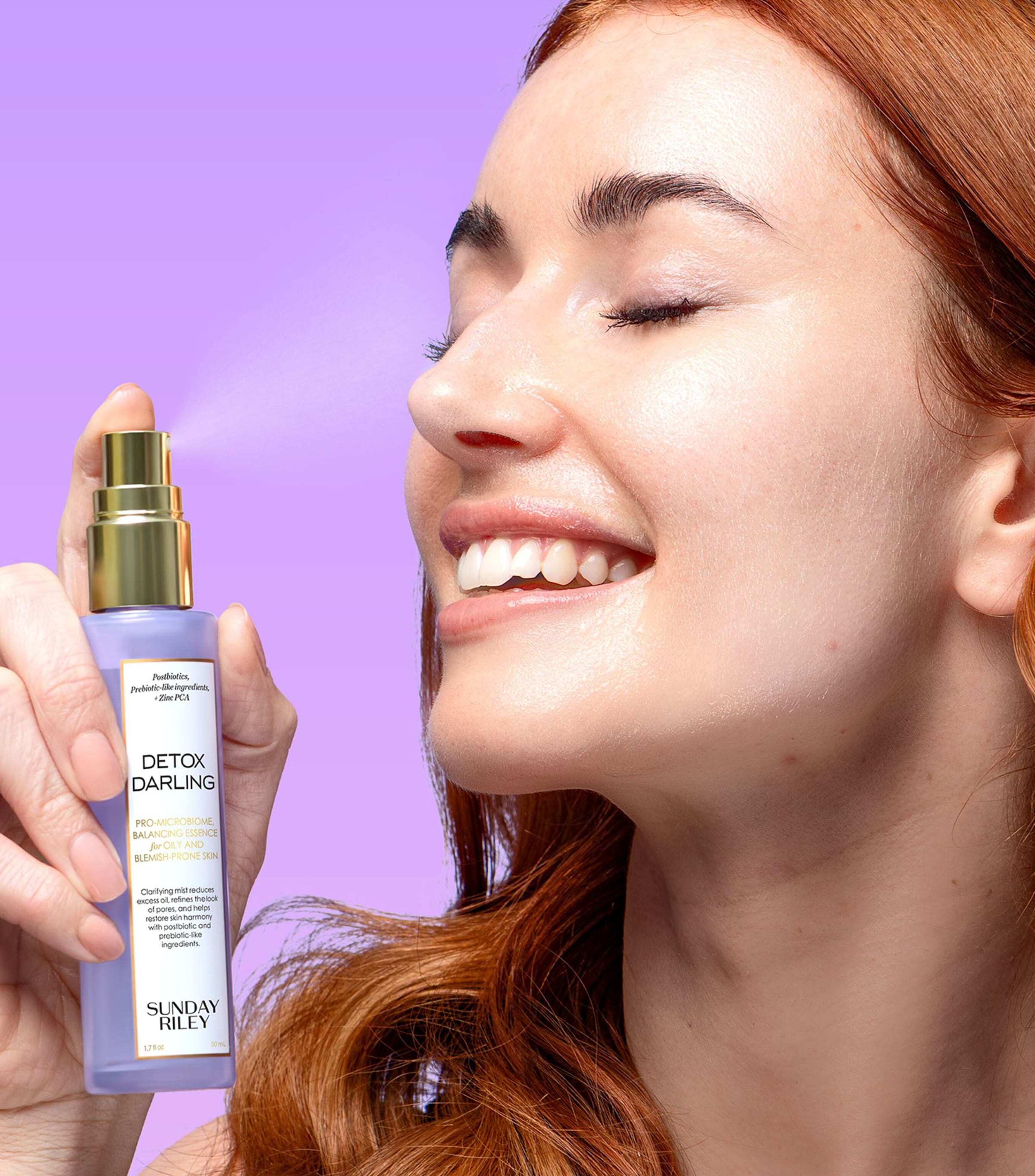 Sunday Riley Detox Darling Microbiome Balancing Toner and Essence 50ml (British brand)