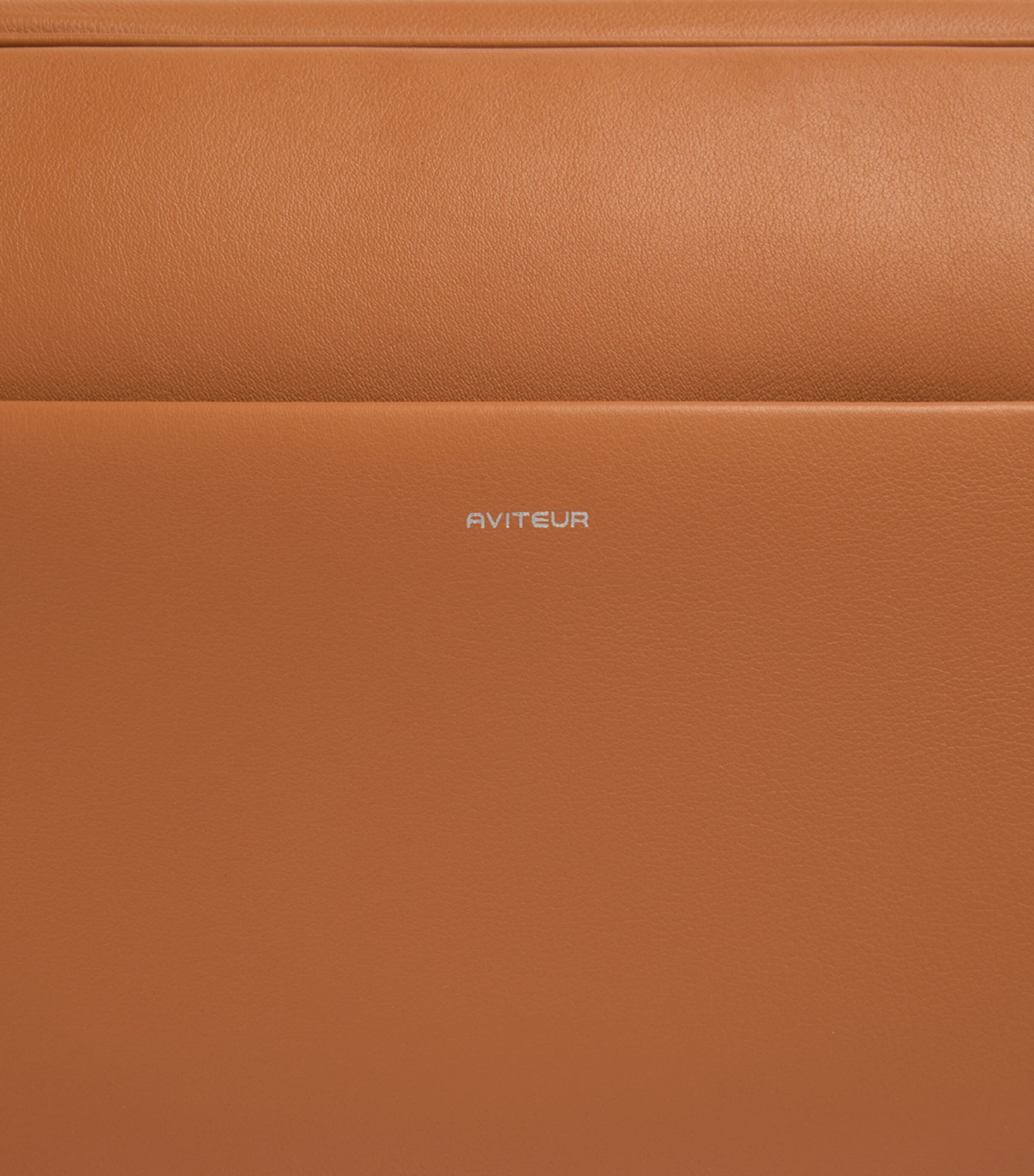 Aviteur Leather Trolley-Sleeve Laptop Case