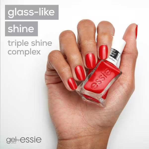 Essie Gel Couture nail polish Flashed, UK version