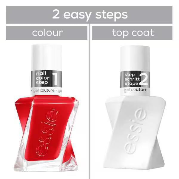 Essie Gel Couture nail polish Flashed, UK version