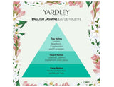 Yardley London jasmine eau de toilette 125ml (British brand)
