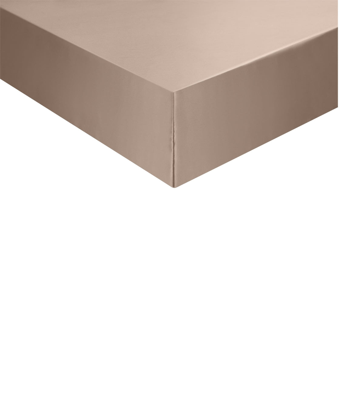Gingerlily Silk Mocha King Fitted Sheet 150cm x 200cm - British product