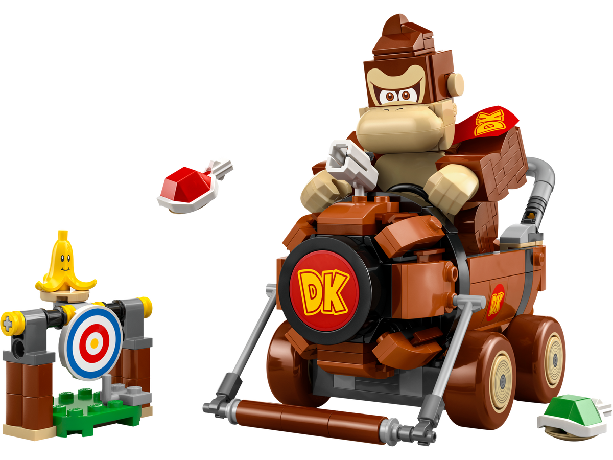 LEGO Super Mario Donkey Kong DK Jumbo Kart 387 Pieces, imported from the UK
