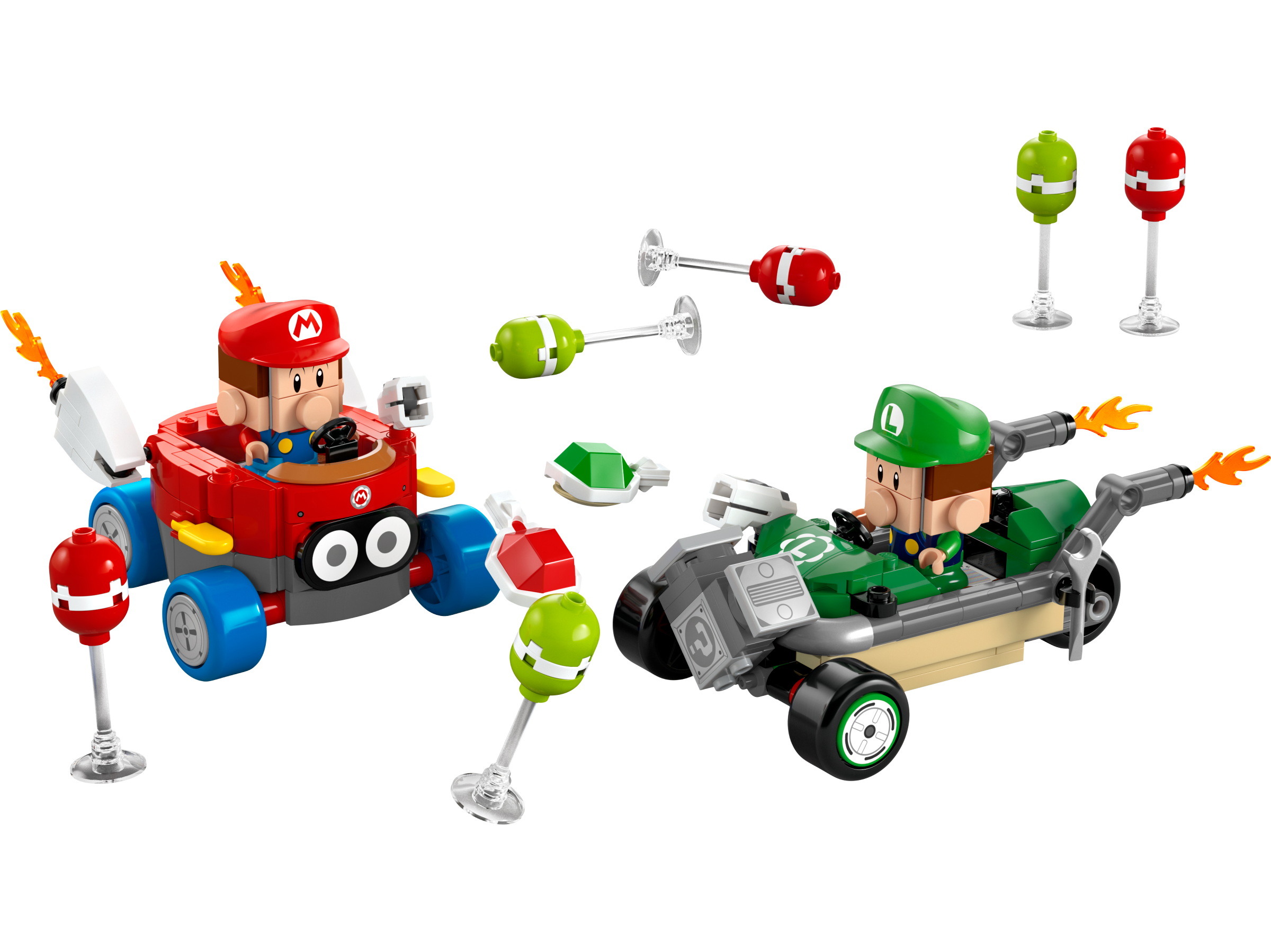 LEGO Mario Kart Baby Luigi 321 Pieces, imported from the UK
